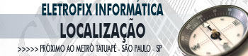 Localização da empresa Eletrofix Informática Ltda