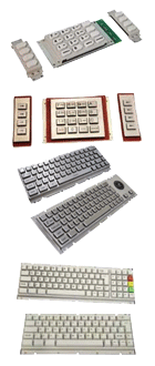 Teclados para quiosques Gertec